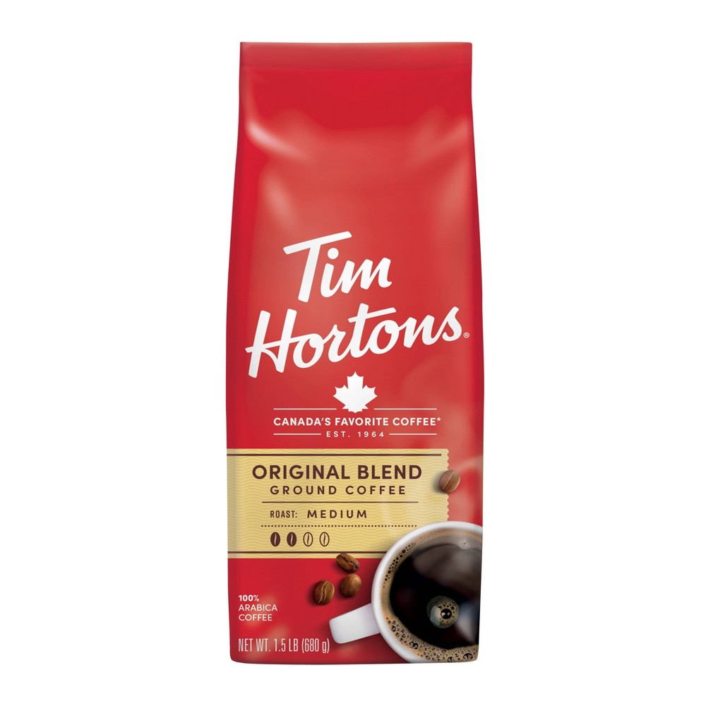 Photos - Coffee Tim Hortons Original Blend Medium Roast Ground  - 24oz