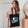 Simply Sage Market Cat Mama Bold Canvas Tote - One Size - Black - 2 of 4
