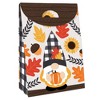 Big Dot of Happiness Fall Gnomes - Autumn Harvest Gift Favor Bags - Party Goodie Boxes - Set of 12 - 3 of 4