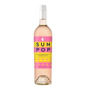 SunPop Strawberry Moscato Wine - 750ml Bottle - 1 of 4