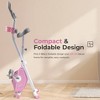 Sunny Health & Fitness Foldable Magnetic X-Bike Pro Exercise Bike with Bluetooth - 2 of 4