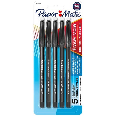 Paper Mate Erasermate Pen Medium Point Black 316-35