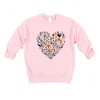 Simply Sage Market Women's Graphic Sweatshirt Heart Floral - 3 of 4