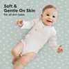 KeaBabies Mini Crib Sheets for Baby Girls, Boys, 2-Pack Soothe Pack and Play Sheets Fitted, Organic Pack N Play Mattress Sheet - 4 of 4
