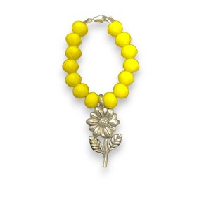 Michelle Marie Boutique's  Crystal Stretch Ring with Assorted Pewter Charms - 1 of 4