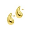 Adornia Tarnish Resistant Teardrop Sculptural Stud Earrings - image 4 of 4