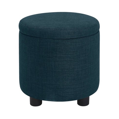 Blue on sale ottoman target