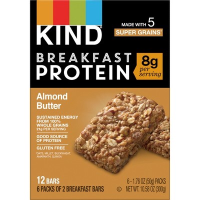 Kind Breakfast Almond Butter Bars - 6ct