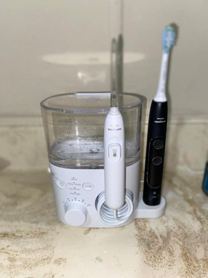 Set spazzolino + irrigatore Philips Sonicare DiamondClean 9000 Power  Flosser USB