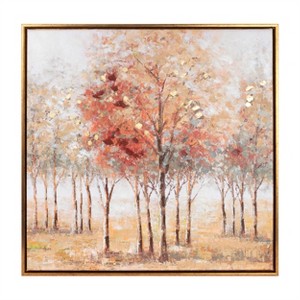 Framed Tree Landscape Wall Canvas 24"SQ - 1 of 1