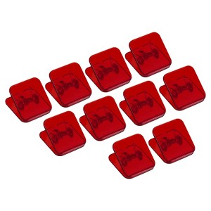 Unique Bargains Multifunctional Office Picture Paper Square Bag Clip 10 Pcs - 1 of 4