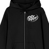 Dr Pepper “Always One Of A Kind” Men’s Black Double-Sided Zip-Up Hoodie - 2 of 4