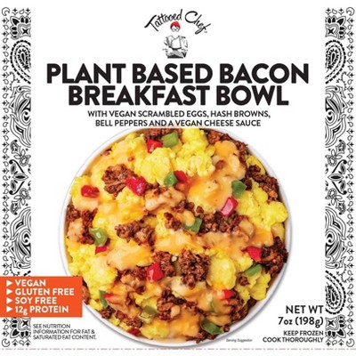 Tattooed Chef Plant Based Sausage Frozen Breakfast Bowl with Hash Browns - 7oz