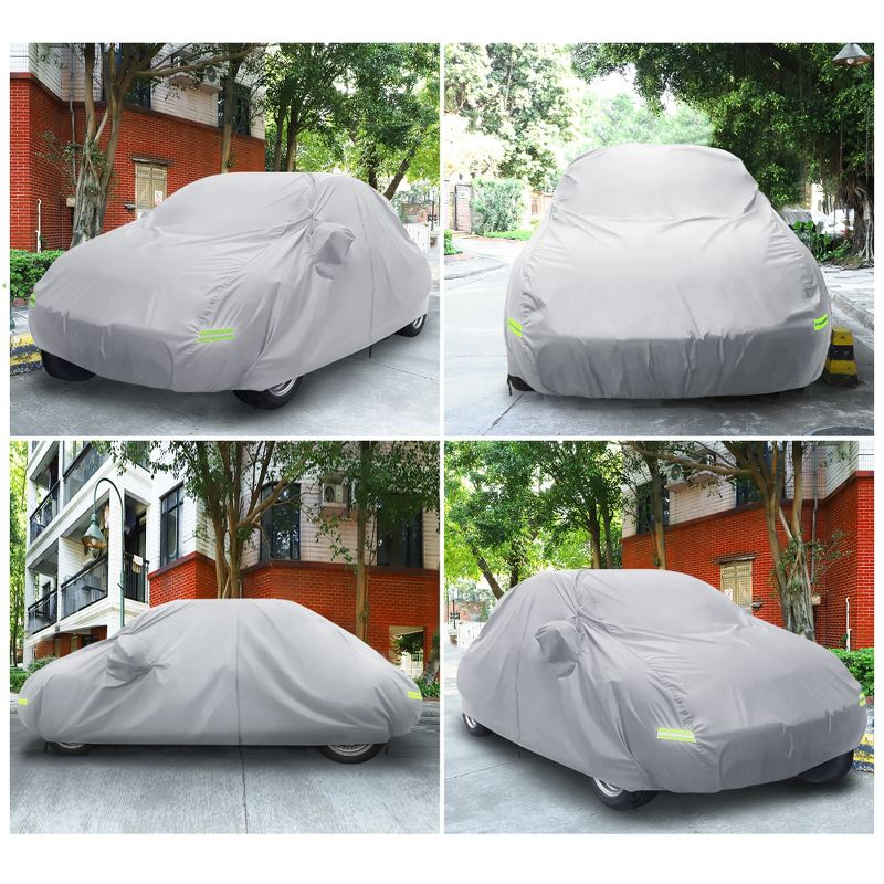 Unique Bargains Waterproof with Zipper Car Cover for Volkswagen New Beetle 98-19 Silver Tone, 5 of 7