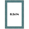 PosterPalooza | Photo Size Simple Blue Picture Frame - UV Acrylic, Foam Board Backing, Hanging Hardware - 2 of 4