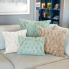 HGTV Art Deco Brushed Faux Fur Pillow Snowbound 14 x 20 inches - 4 of 4
