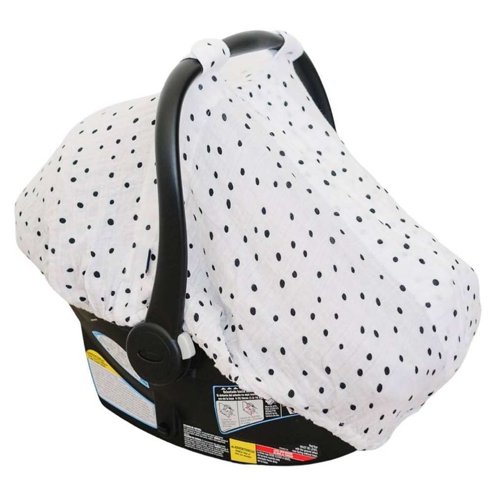 Bebe au Lait Muslin Car Seat Cover - Dottie