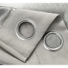 RT Designer Collection Anchorage Blackout Grommet Luxurious Modern Design Curtain Panel 54" x 95" Silver - 4 of 4