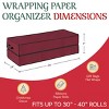 Hastings Home Wrapping Paper Storage Organizer - 2 of 4