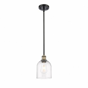 Bella - 1 Light Stem Hung Mini Pendant In Industrial Style-9.5 Inches Tall and 5.5 Inches Wide - 1 of 1