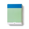 Papier 150pg Guided Notebook 9.84"x7.48" Gratitude Journal Blue Green - 2 of 4