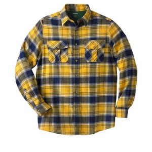 KingSize Men's Big & Tall Signature Plaid Flannel Shirt - 1 of 4