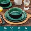 vancasso 18-Piece Green Kiln-Glazed Curved Edge Set for 6 - Plates, Dessert Plates & Bowls - 4 of 4