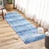 Vintage Floral Rug Distressed Washable Area Rugs for Living Room Bedroom - 2 of 4