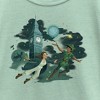 Girl's Peter Pan & Wendy Animated Flying Scene T-Shirt - image 2 of 4