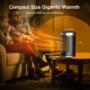 KikiBriz Small Space Heater, Portable Electric Heater with Temperature Sensor for Indoor Use, Digital Display, 1-12H Timer, Eco and Fan Mode - 2 of 4