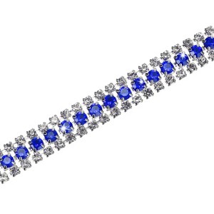 Unique Bargains Durable Rhinestone Chain Multipurpose Use Beaded Trim 1 Pc - 1 of 4