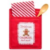 The Lakeside Collection Kitchen Towels Holiday Housewarming Gift Set - Towel & Wooden Spoon Gift Set - 2 of 4