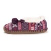 MUK LUKS Women's Classic Ballerina Slipper, Purple, L/XL (8-10) - 3 of 4