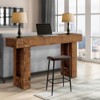 63" Console Table, Farmhouse Narrow Entryway Table , Long Sofa Table, Console Tables for Entryway - 4 of 4
