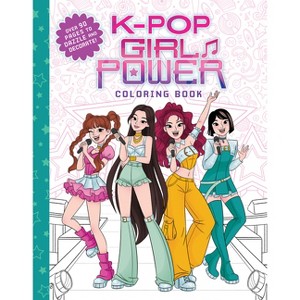 K-Pop Girl Power Coloring Book - by  Scholastic (Paperback) - 1 of 1