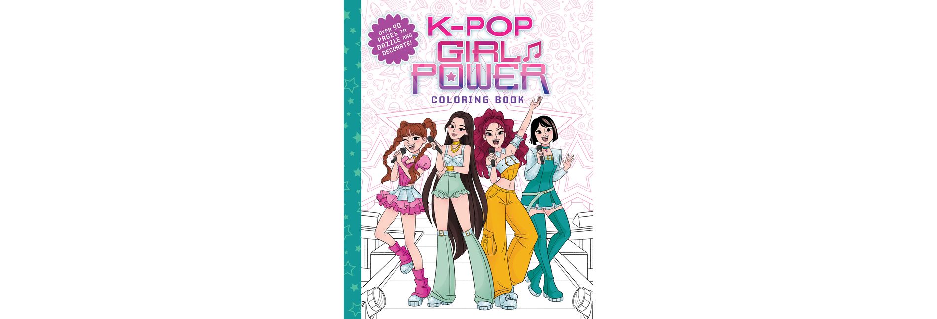 K-Pop Girl Power Coloring Book - by  Scholastic (Paperback)