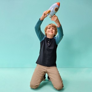 Lands' End Kids Henley Shirt - 1 of 2