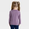 Toddler Girls' Long Sleeve Solid T-Shirt - Cat & Jack™ - 2 of 3