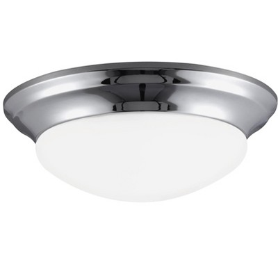  Sea Gull Nash 1 Light Chrome Ceiling Fixture 7543593S-05 