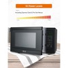 Commercial Chef 1.6 Cu. Ft. Countertop Microwave Oven, Touch Controls with Digital Display, 1100W, 13.6 Turntable, Push Button Door - 3 of 4