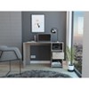 Vynxaria Computer Desk - One Drawer, Two Shelves, 43.3" Wide - 2 of 4