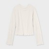 Women's Long Sleeve Crinkle T-Shirt - A New Day™ - 4 of 4