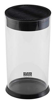 Kuhn Rikon Easy Clean Clear Vision Knife Block ,Gray