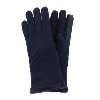Isotoner Women's Touchscreen Chevron Winter Glove with Microluxe Lining