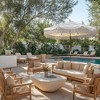 LAGarden 7' Patio Beige Umbrella with Tassels UPF50+ Boho Style 5-Year-Non-Fading for Outdoor,Model:BH7W-01P 7FT Ivory with Tassels - 2 of 4