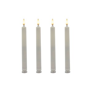 LumaBase Battery Operated 3D-Wick Flameless Taper Candles - 1 of 4