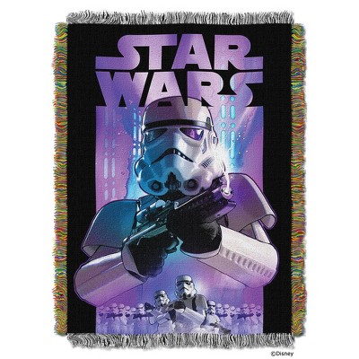 Northwest Star Wars Woven Tapestry Throw Blanket, 48" x 60", Storm Ahead