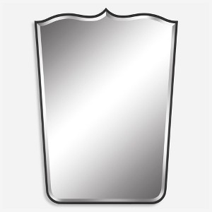 Uttermost Tiara Curved Iron Mirror - 1 of 4