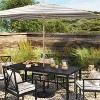 6'x10' Rectangular Cabana Stripe Outdoor Patio Market Umbrella with Light Wood Pole - Threshold™ - 2 of 4