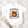 Simply Sage Market Pumpkin Season Leopard Bow Garment Dyed Tee - 3 of 4